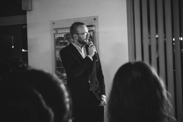 Martin Odler during a CEREHIS event