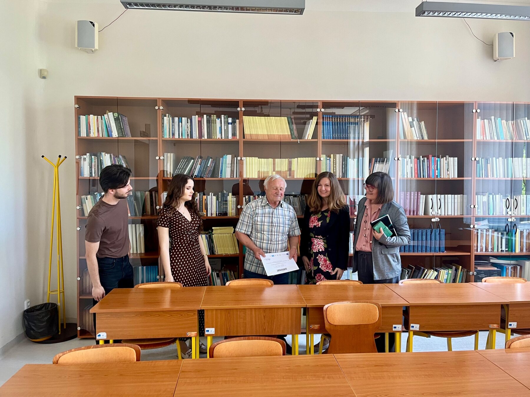 Odovzdávanie certifikátu účastníkovi vzdelávacej aktivity